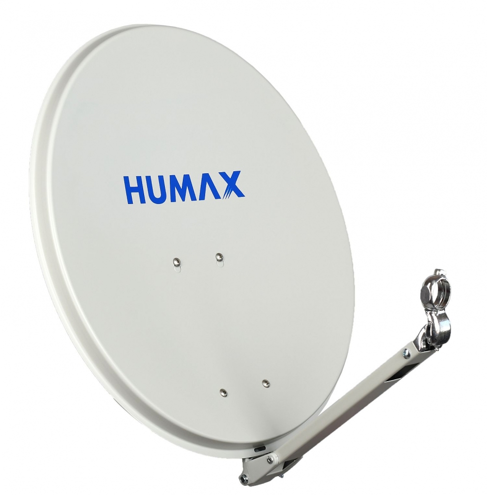 Humax Professional 75cm Alu Satellitenspiegel hellgrau