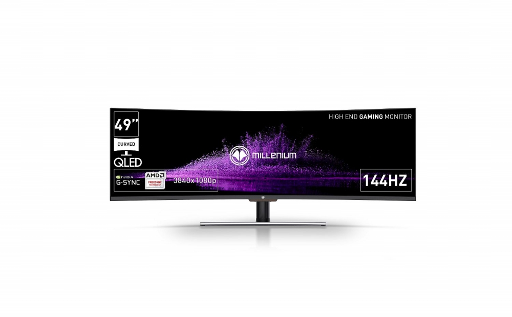 Millenium Gaming-Monitor MD49 Pro 49 Zoll WQHD curved rahmenlos