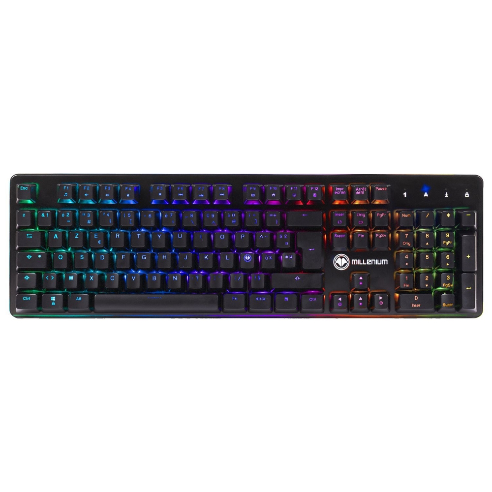 Millenium MT2 Gaming-Tastatur Mechanisch, RGB, FR-Layout