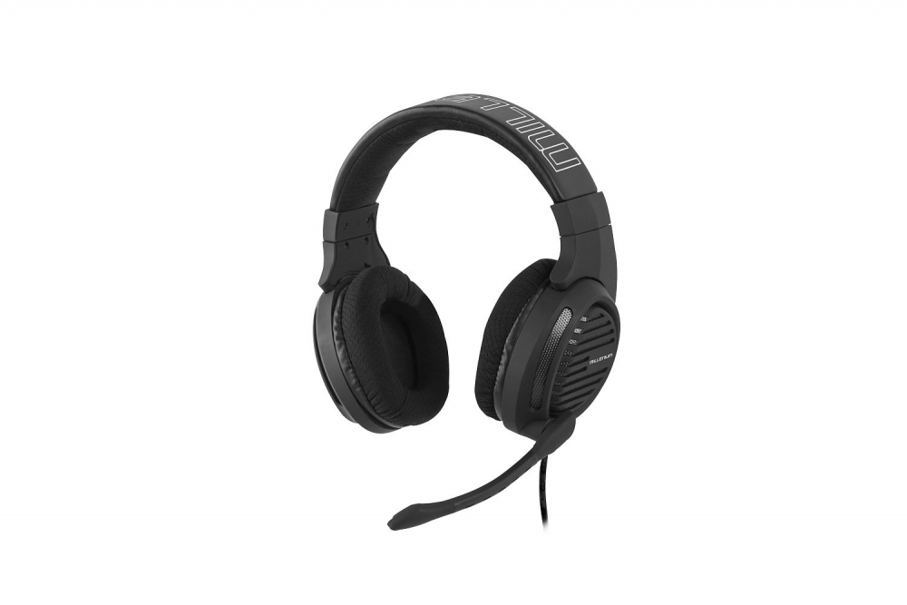 Millenium Over-Ear Gaming-Kopfhörer Kabelgebunden mit Mikrofon schwarz